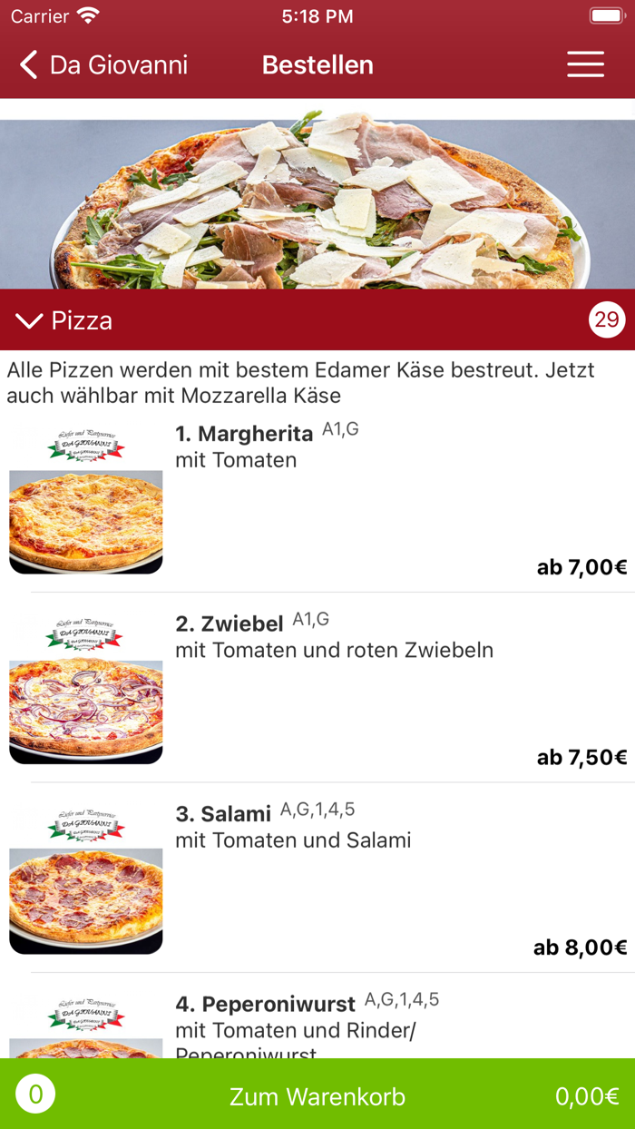 Da Giovanni Lieferservice