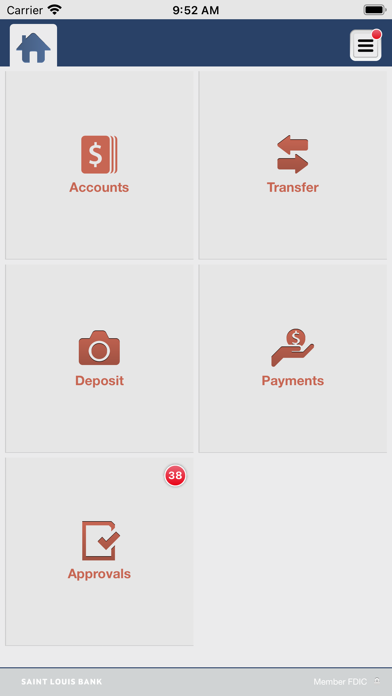 St. Louis Bank Screenshot