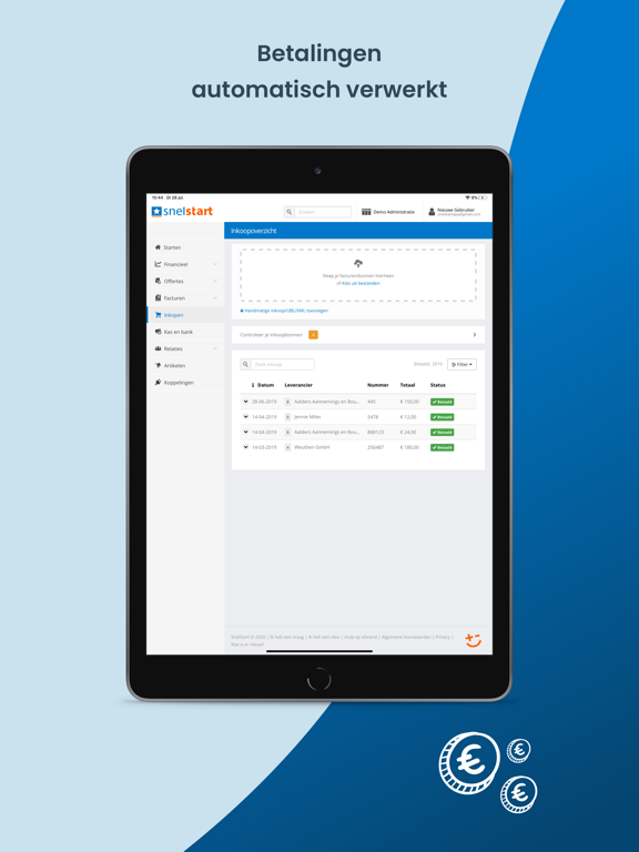 SnelStart Boekhouden iPad screenshot 4 - Business app