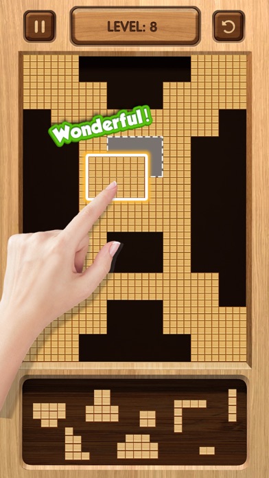 Wood Blast: Fill Up Cube Crush Screenshot
