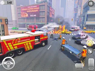 Captura de Pantalla 5 Juego de rescate de bombero iphone