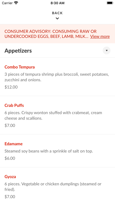 Hibachi Teppanyaki & Sushi Screenshot