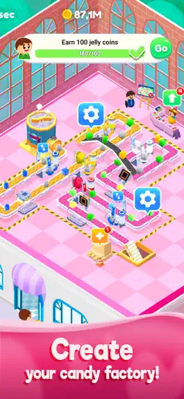 Game screenshot Idle Candy Factory! mod apk