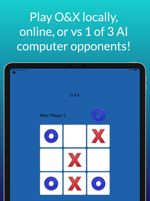 Screenshot #4 pour O & X: Noughts and Crosses