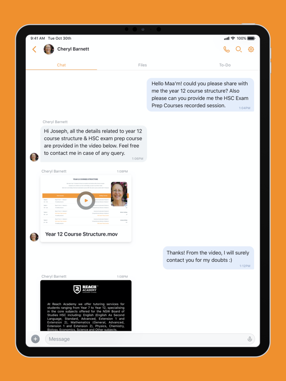 Screenshot #5 pour Reach Academy: Comm Portal