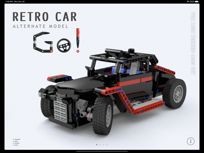 Retro Car for LEGO 9395 Set