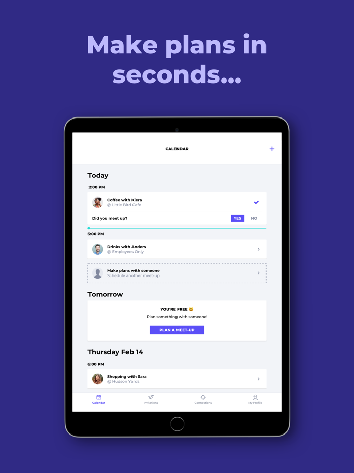 UpClose – Make Plans