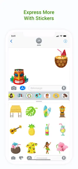 Game screenshot Hawaii Travel & Vacation Emoji hack