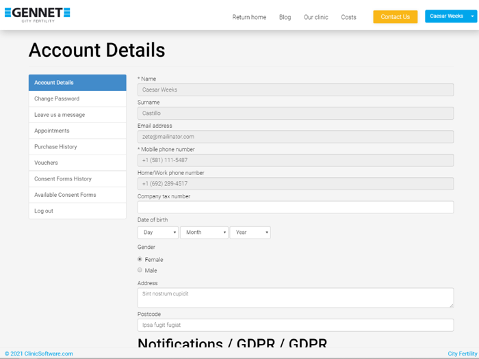 GENNET - City Fertility