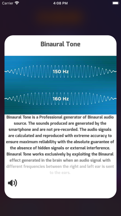 Binaural Tone Screenshot