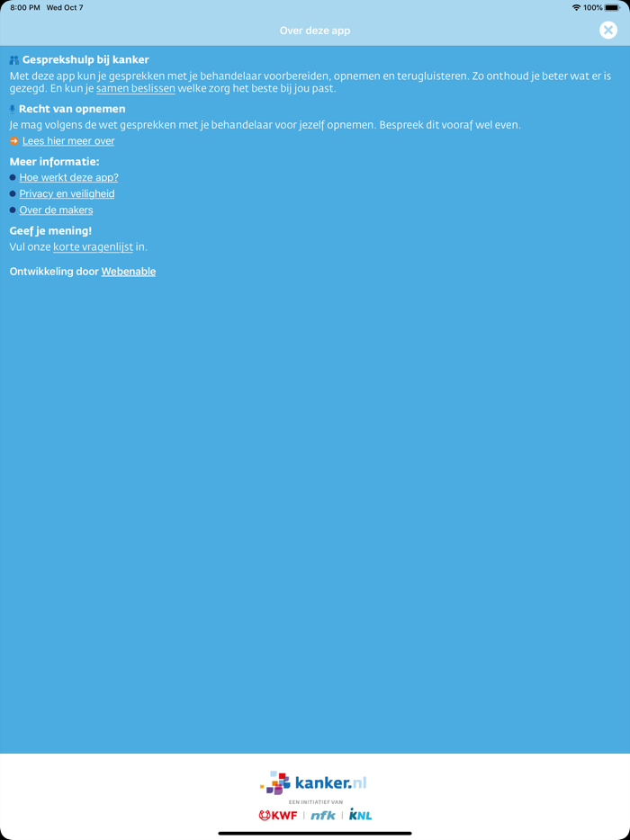 Gesprekshulp bij kanker