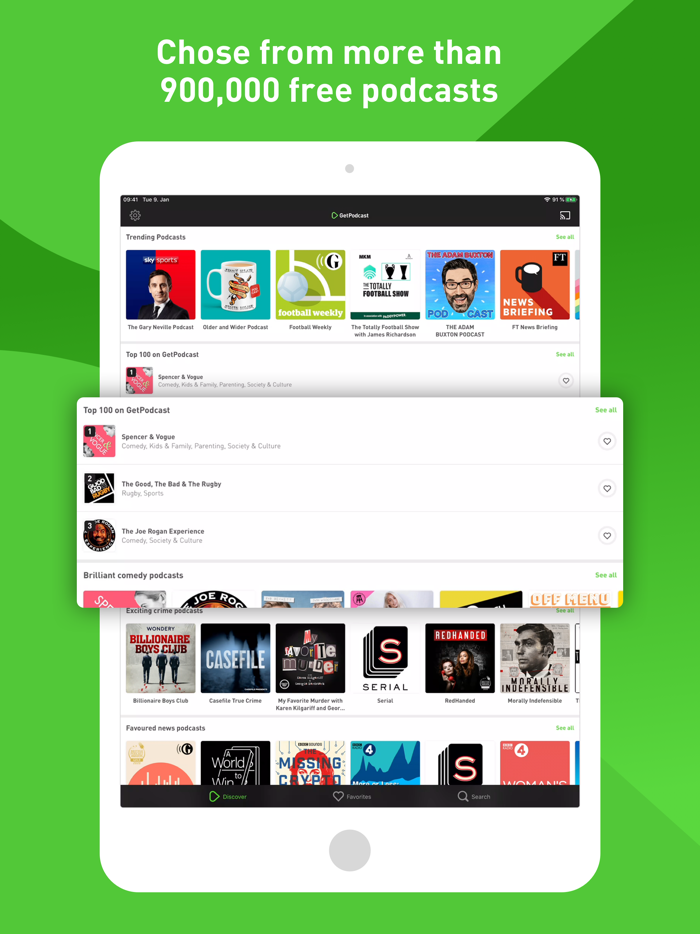 GetPodcast - Podcast Player