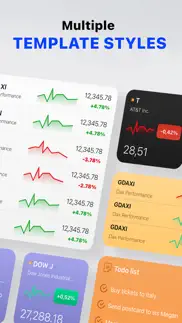 widget plus : stocks & notes iphone screenshot 2