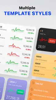 widget plus : stocks & notes айфон картинки 2