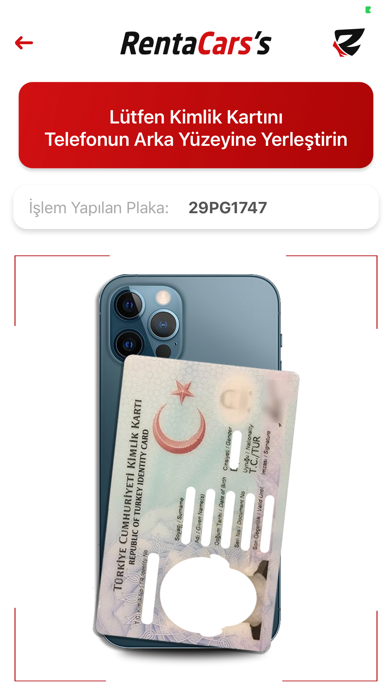 Rentacarss Kimlik Screenshot