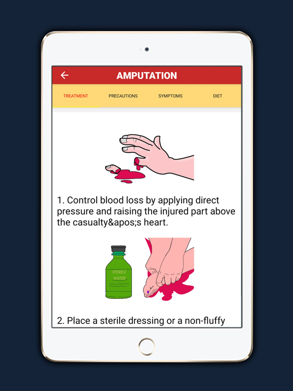 First Aid Emergency Assistant iPad screenshot 5 - Medical app