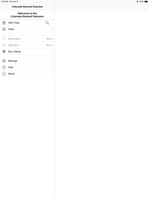 Screenshot #4 pour Colorado Revised Statutes 2020