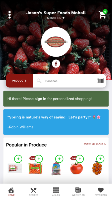 Jason's Superfoods Screenshot