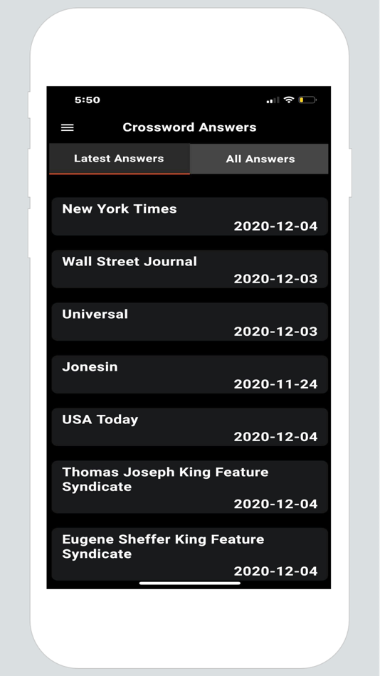#1. Crossword Answers (iOS) 由: Mohamed Fahmy