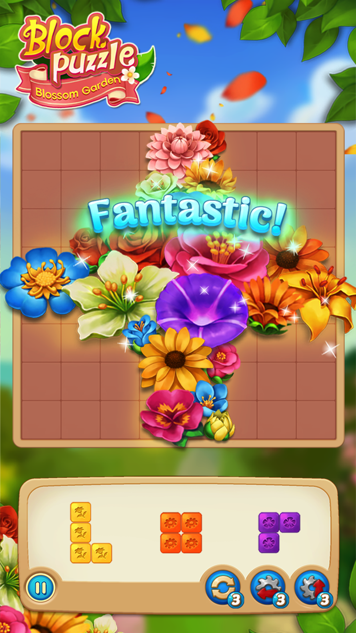 Block Puzzle Blossom Garden