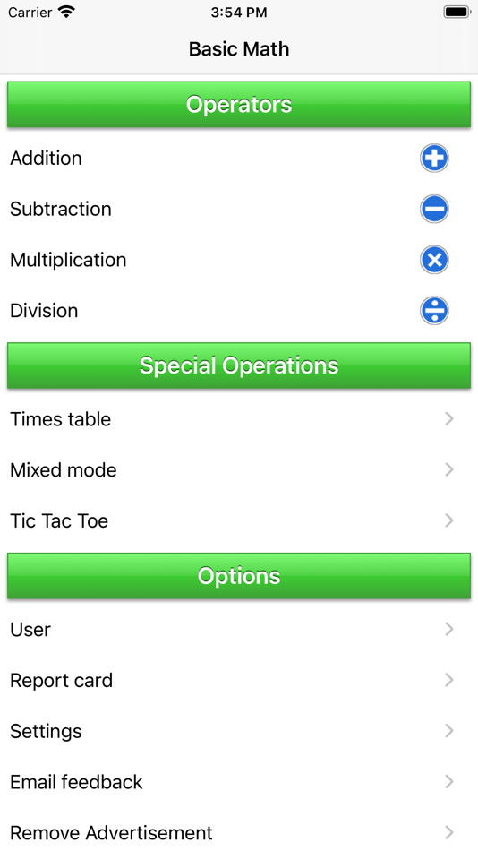 #1. Basic Math (iOS) 由: Explorer Technologies