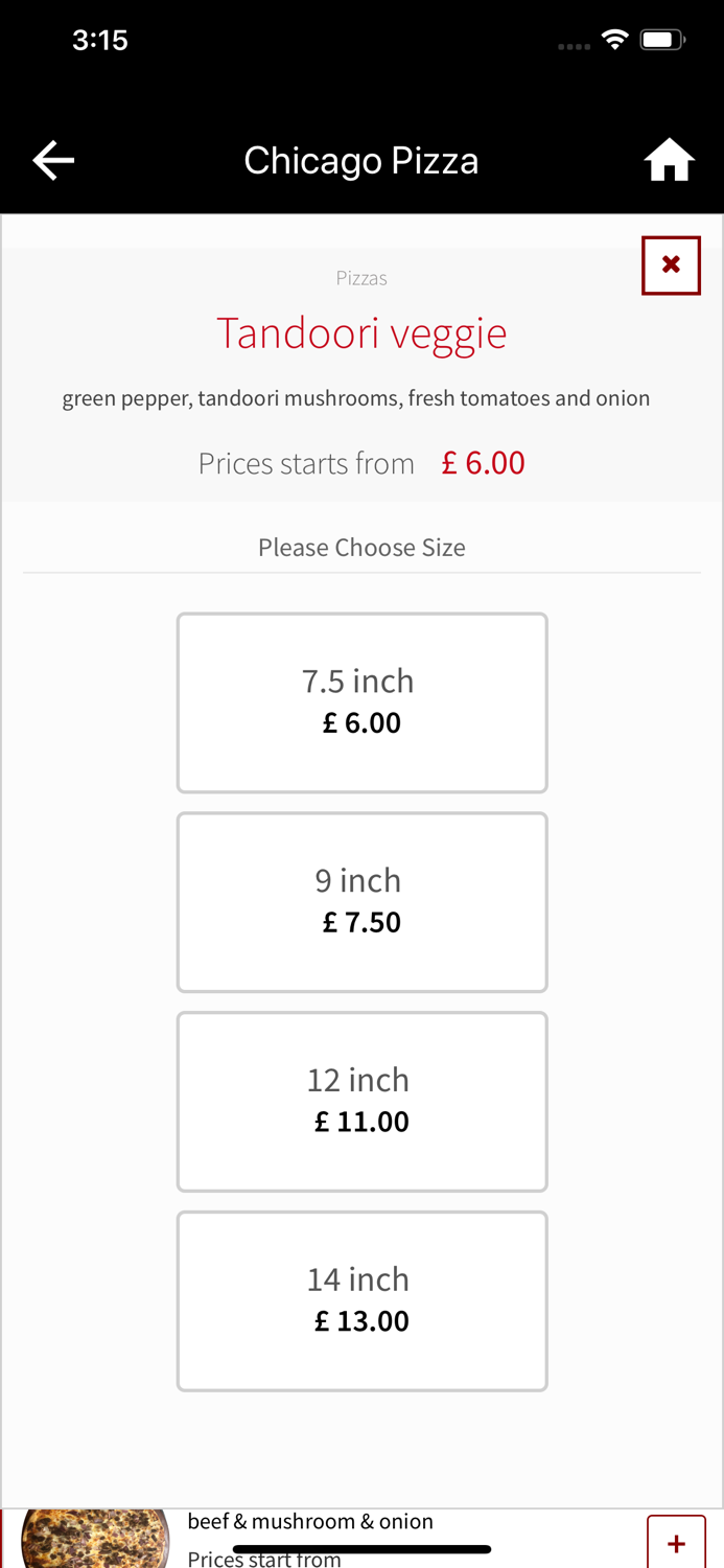 Chicago Pizza Evesham