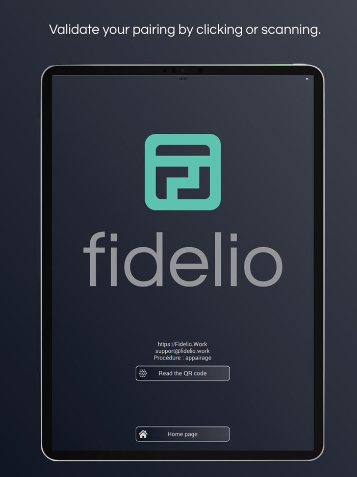 Fidelio Password-less Login
