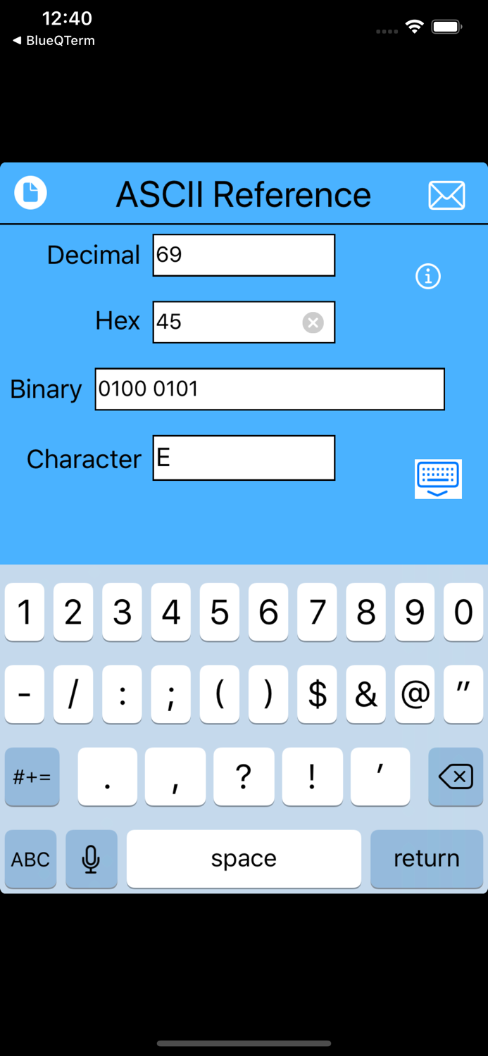 ASCII and Unicode Reference