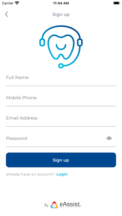 eAssist Teledentistry Screenshot