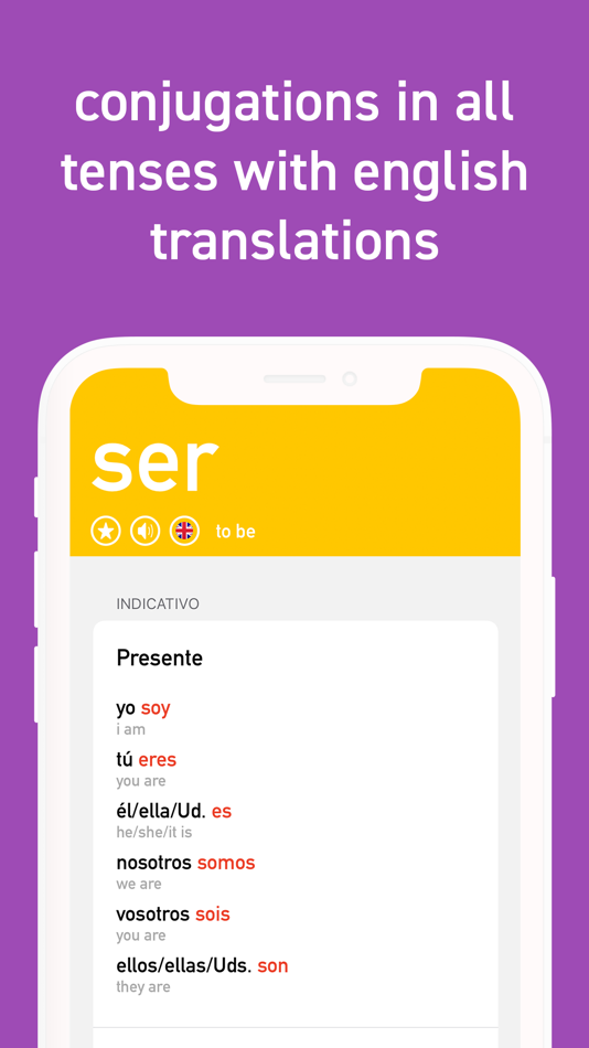#3. Spanish Verb Conjugator App (iOS) Podle: Bernard O'Neill