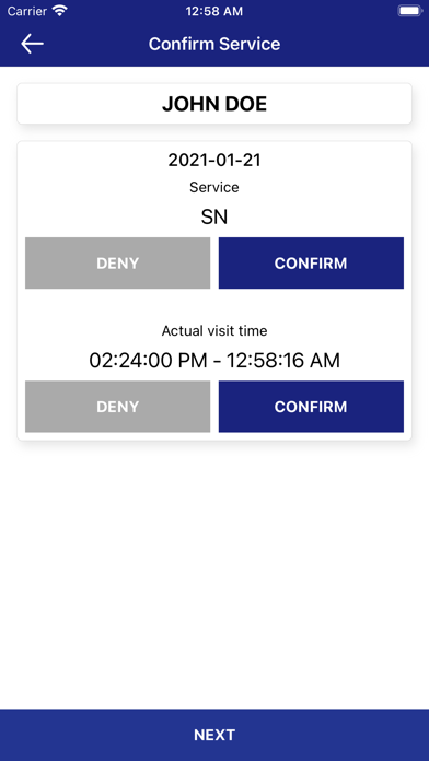 OhioEVV-LPN Screenshot