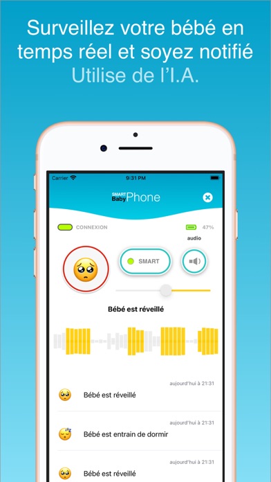 Screenshot #2 pour Smart Babyphone: moniteur