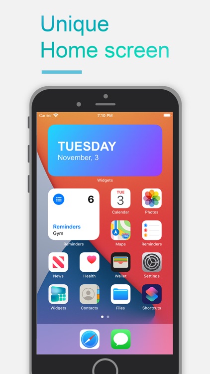 Calendar widget : Minimal