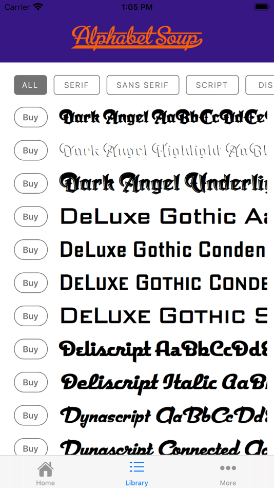#4. Alphabet Soup Fonts (iOS) By: Mister Retro