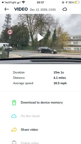 Game screenshot PolyCam: Cloud Dash Cam apk