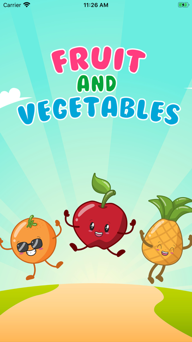 Fruits and Vegetables app Screenshot