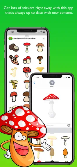 Game screenshot Mushroom Stickers Pro hack
