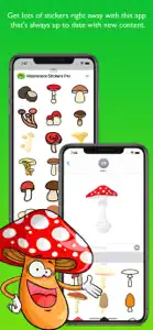 Mushroom Stickers - screenshot #3 for iPhone