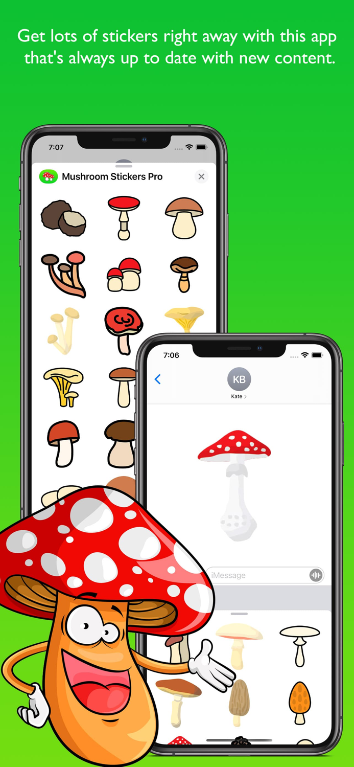 Mushroom Stickers Pro