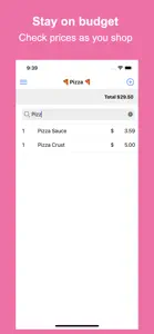 Estimate : Shopping buddy screenshot #2 for iPhone