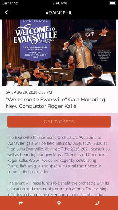 Evansville Philharmonic Orch screenshot 3