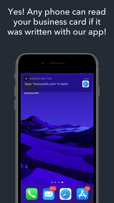 NFC Business Card - Read Write Screenshot
