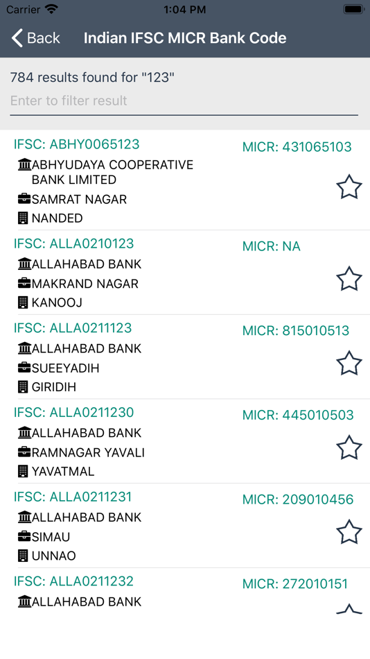 #4. IFSC Finder (iOS) 由: G Sanghani