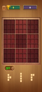 Sudoku Wood Block Puzzle screenshot #1 for iPhone