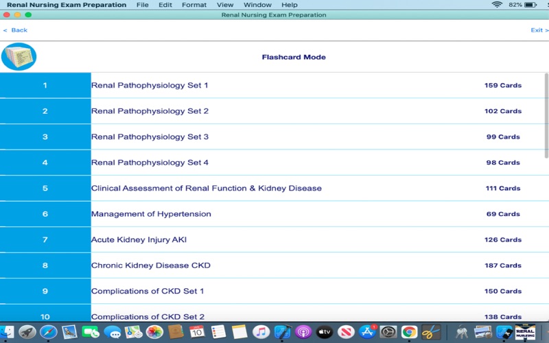 renal nursing exam preparation iphone screenshot 3