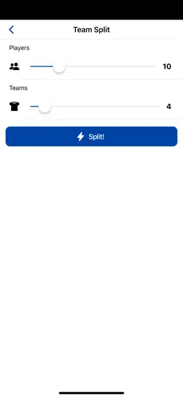 Game screenshot Team Split PRO apk