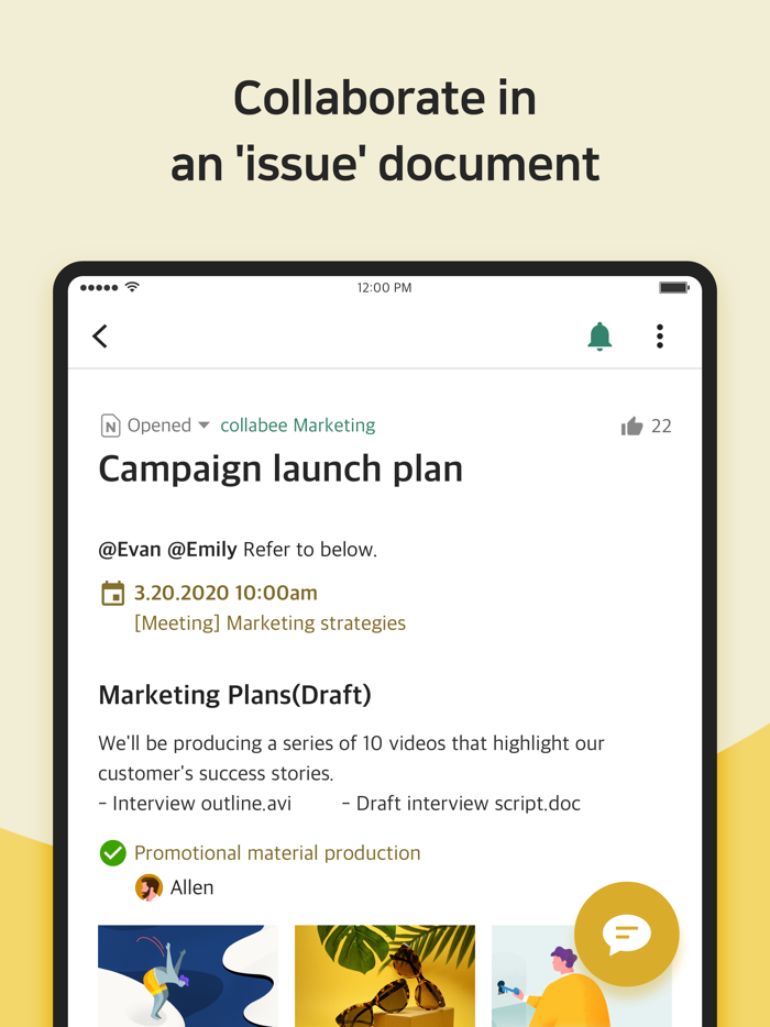 Collabee - Done in one page.