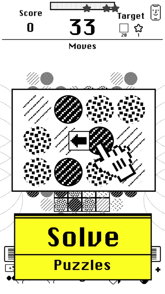 #6. Minimal Match 3 Ultimate BW (iOS) 由: Zakary Kinnaird