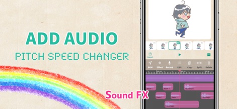 FlipStudio: Draw & Animate App - Discover how this tool empowers users to enhance animations with multi-track audio integration and a versatile pitch/speed changer for dynamic sound design.