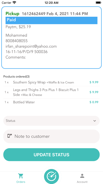 KwikMarts Merchant App Screenshot